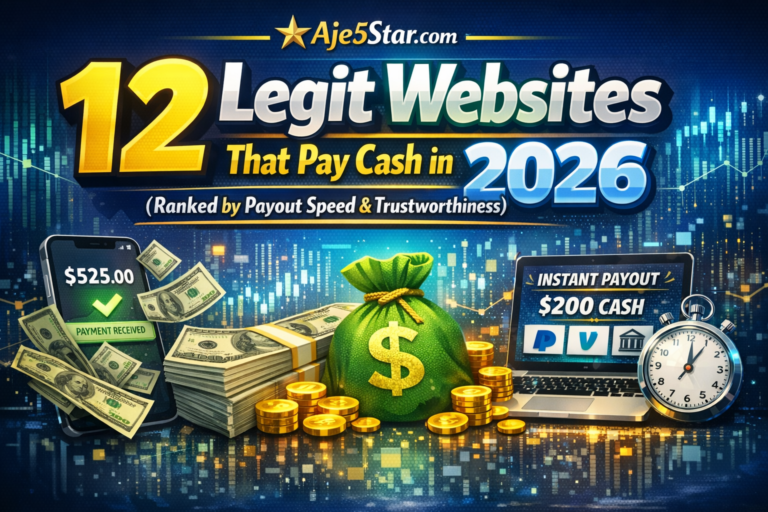 12 Legit Websites That Pay Cash in 2026 (Ranked by Payout Speed & Trustworthiness)