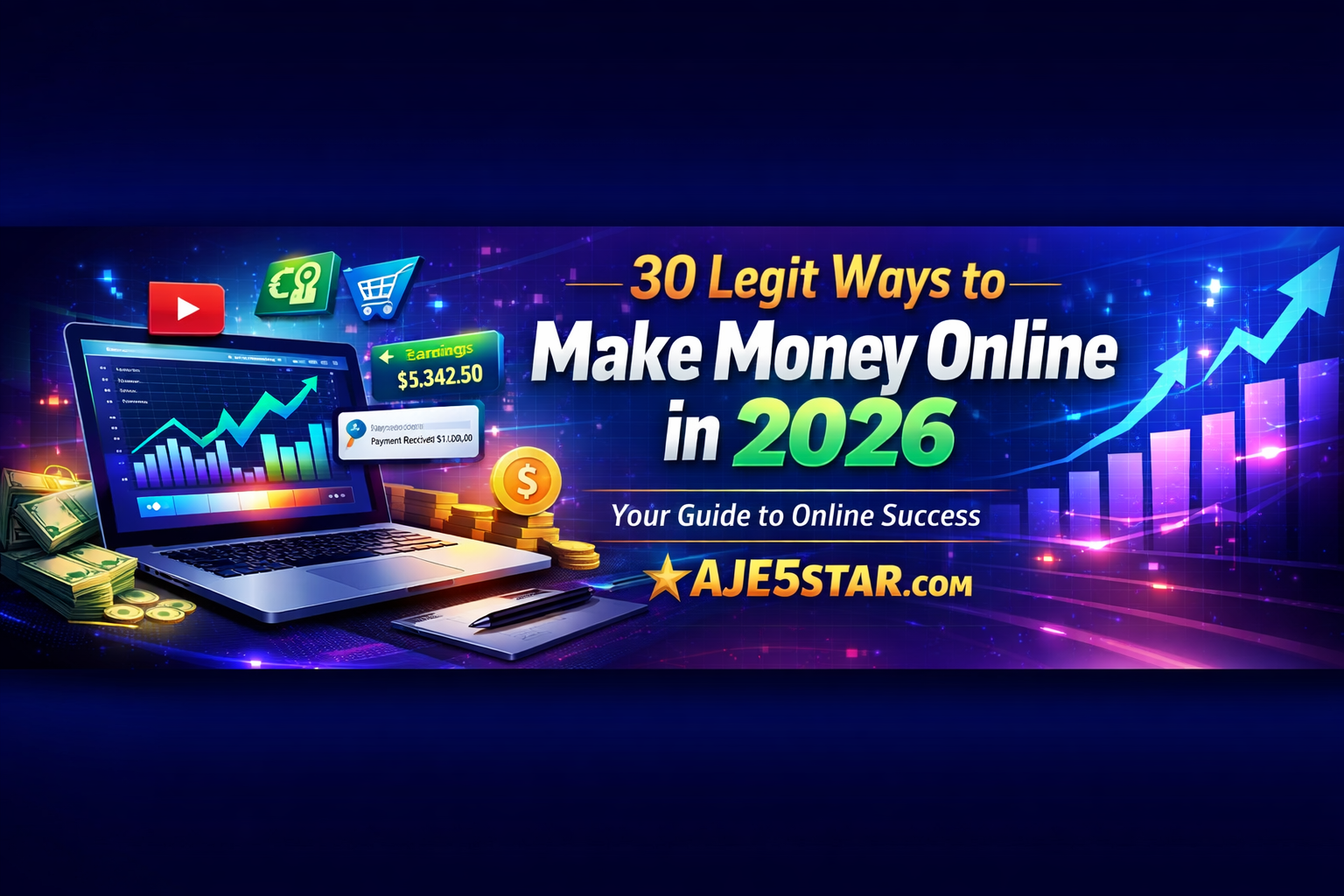 30 Legit Ways to Make Money Online in 2026