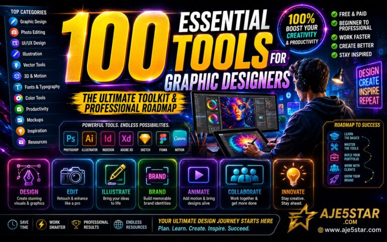 100 Essential Tools for Graphic Designers
