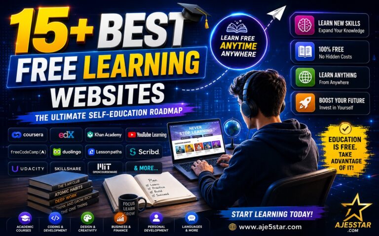 15+ Best Free Learning Websites: The Ultimate Self-Education Roadmap
