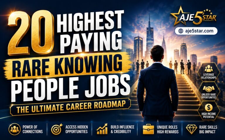 20 Highest Paying Rare Knowing People Jobs: The Ultimate Career Roadmap