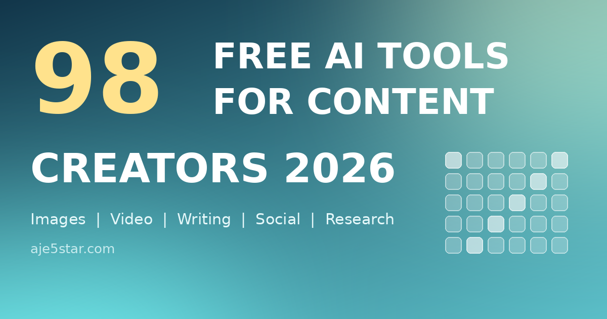 Free AI Tools for Content Creators in 2026: 98 Tools Worth Trying
