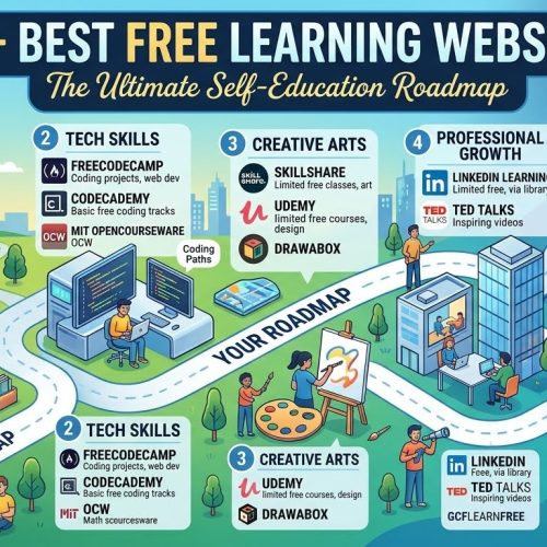 15+ Best Free Learning Websites: The Ultimate Self-Education Roadmap
